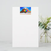 SlipperyJoe's zwei gehorchte Hände männlich h Briefpapier (Stehend Vorderseite)