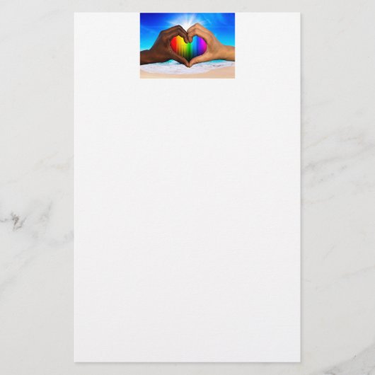 SlipperyJoe's zwei gehorchte Hände männlich h Briefpapier (Vorderseite)