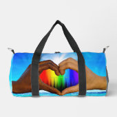 SlipperyJoe's zwei gehorchte Hände männlich h Duffle Bag (Vorderseite)