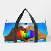 SlipperyJoe's zwei gehorchte Hände männlich h Duffle Bag (Rückseite)