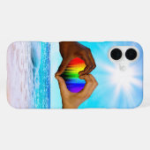 SlipperyJoe's zwei gehorchte Hände männlich h iPhone Hülle (Rückseite (Horizontal))