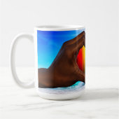 SlipperyJoe's zwei gehorchte Hände männlich h Kaffeetasse (Links)