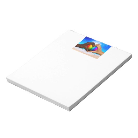 SlipperyJoe's zwei gehorchte Hände männlich h Notizblock (Rotiert)