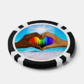 SlipperyJoe's zwei gehorchte Hände männlich h Pokerchips (Einzeln)
