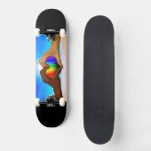 SlipperyJoe's zwei gehorchte Hände männlich h Skateboard (Vorderseite)
