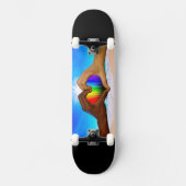 SlipperyJoe's zwei gehorchte Hände männlich h Skateboard (Vorderseite)