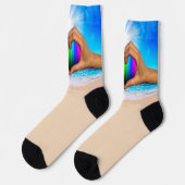 SlipperyJoe's zwei gehorchte Hände männlich h Socken (Linkes Detail)