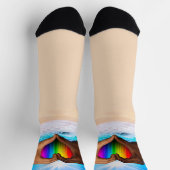 SlipperyJoe's zwei gehorchte Hände männlich h Socken (Oben)