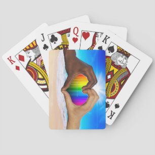 SlipperyJoe's zwei gehorchte Hände männlich h Spielkarten