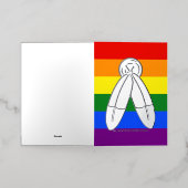 SlipperyJoe's Zwei-Geist-Pride-Flag-Zeremonial LGB (Äußere Ablage)