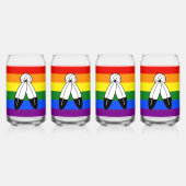 SlipperyJoe's Zwei-Geist-Pride-Flag-Zeremonial LGB Dosenglas (Vorderseite)