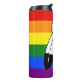 SlipperyJoe's Zwei-Geist-Pride-Flag-Zeremonial LGB Thermosbecher (Nach links gedreht)