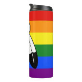 SlipperyJoe's Zwei-Geist-Pride-Flag-Zeremonial LGB Thermosbecher (Nach rechts gedreht)