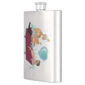 SlipperyJoe's zwei schwule Männer Liebe Cartoon Ba Flachmann (Links)