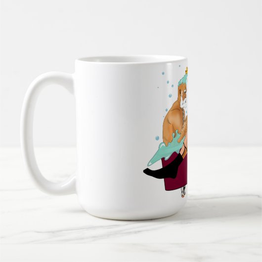 SlipperyJoe's zwei schwule Männer Liebe Cartoon Ba Kaffeetasse (Links)