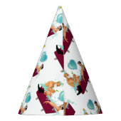 SlipperyJoe's zwei schwule Männer Liebe Cartoon Ba Partyhütchen (Rückseite)