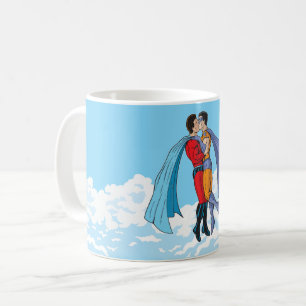 Slipperyjoes zwei Superhelden küssen Charaktere f Kaffeetasse