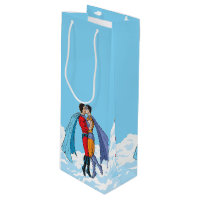 SlipperyJoe's zwei Superhelden küssen Flugwagen