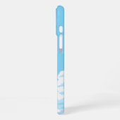 SlipperyJoe's zwei Superhelden küssen Flugwagen iPhone Hülle (Linke Seite)