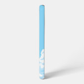 SlipperyJoe's zwei Superhelden küssen Flugwagen Samsung Galaxy Hülle (Linke Seite)