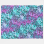 Slipstream-Diggiati - aquamarin und lila: Fleecedecke (Vorderseite (Horizontal))