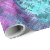 Slipstream-Diggiati - aquamarin und lila: Geschenkpapier (Rolleneckpunkt)