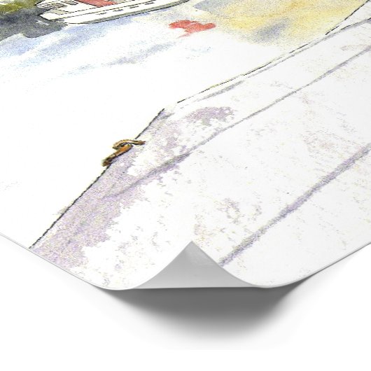 'Slipway'-Poster Poster (Ecke)