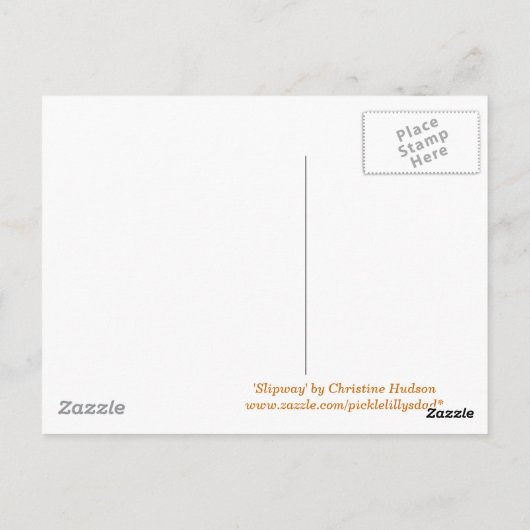 'Slipway' Postkarte (Rückseite)