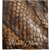 Slithering Chic Duschvorhang (Vorderseite)