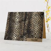 Slithering Chic Karte (Gelbe Blume)