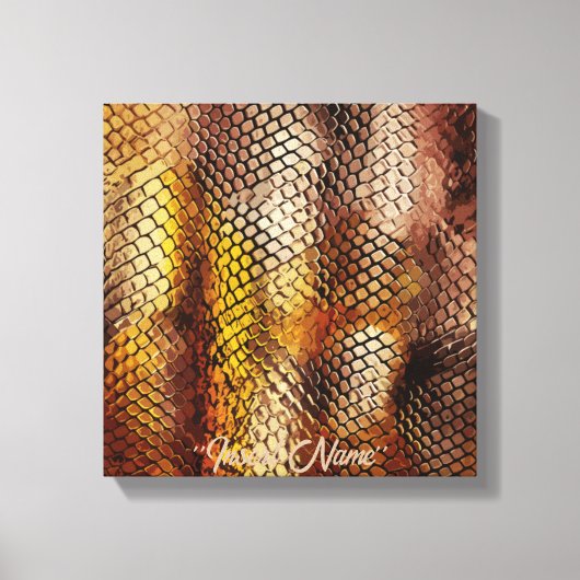 Slithering Chic Leinwanddruck (Vorderseite)