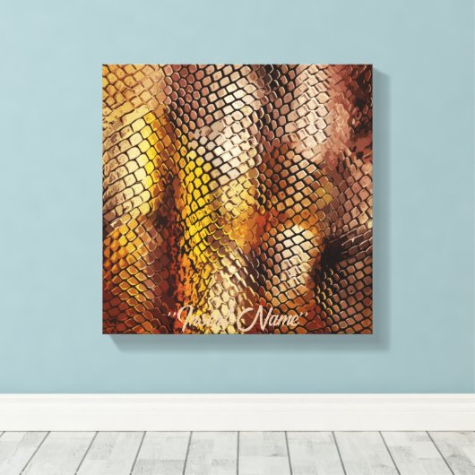 Slithering Chic Leinwanddruck (Insitu (Holzboden))