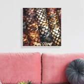 Slithering Chic Leinwanddruck (Insitu (Wohnzimmer))