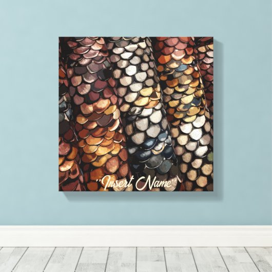 Slithering Chic Leinwanddruck (Insitu (Holzboden))