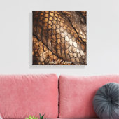 Slithering Chic Leinwanddruck (Insitu (Wohnzimmer))