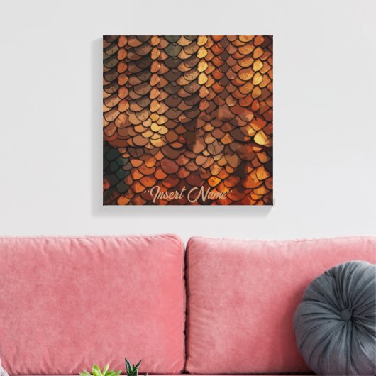 Slithering Chic Leinwanddruck (Insitu (Wohnzimmer))