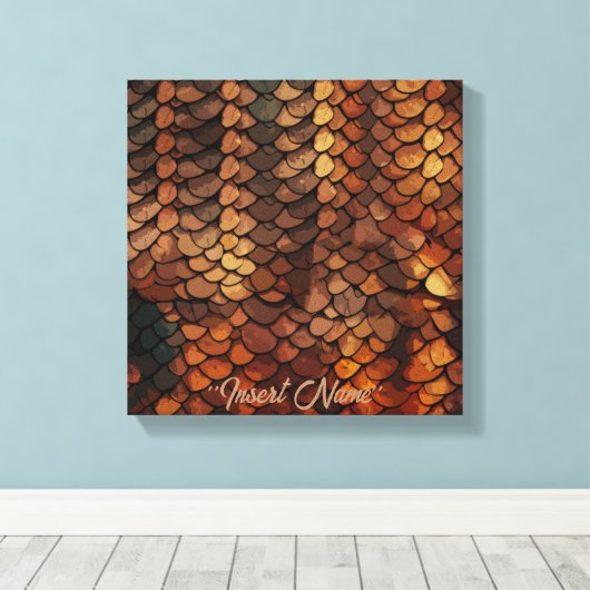 Slithering Chic Leinwanddruck (Insitu (Holzboden))