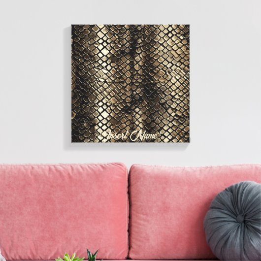 Slithering Chic-Tasse Leinwanddruck (Insitu (Wohnzimmer))