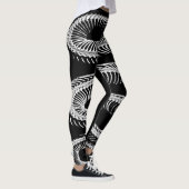 Slithering Schlangen-Skelett Leggings (Rechts)
