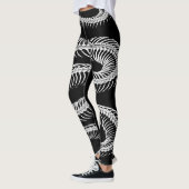 Slithering Schlangen-Skelett Leggings (Links)