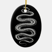 Slithering Snake Skeleton Keramikornament (Vorne)