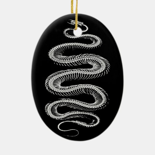 Slithering Snake Skeleton Keramikornament (Hinten)