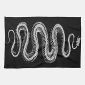 Slithering Snake Skeleton Küchentuch (Horizontal)