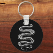 Slithering Snake Skeleton Schlüsselanhänger (Vorderseite)