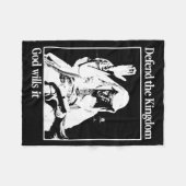 Sliver Mask King Baldwin Iv Meme The Leper King Wa Fleecedecke (Vorderseite (Horizontal))