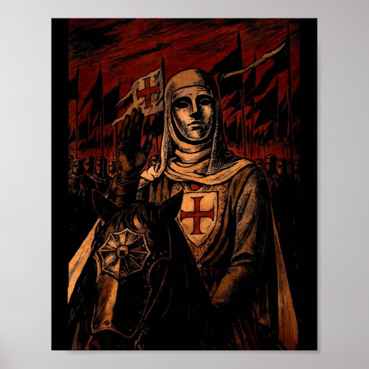 Sliver Mask King Baldwin Iv Meme The Leper King Wa Poster (Vorne)