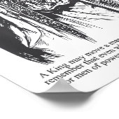 Sliver Mask King Baldwin Iv Meme The Leper King Wa Poster (Ecke)