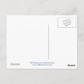 Sliver Moon Fairy and Cat Postcard Postkarte (Rückseite)