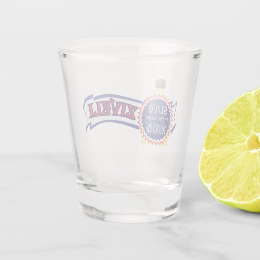 Slivo Ziveli Schnapsglas (Rückseite)