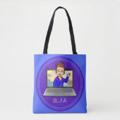 SLJ-VA-Cartoon-Logo Tasche (Vorderseite)